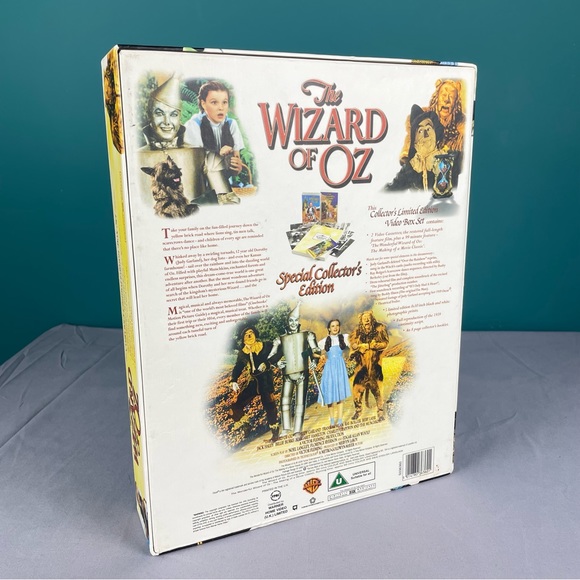 The Wizard Of OZ Vintage Collectors Limited Edition Video Box Set 1999 VHS. - Picture 7 of 12